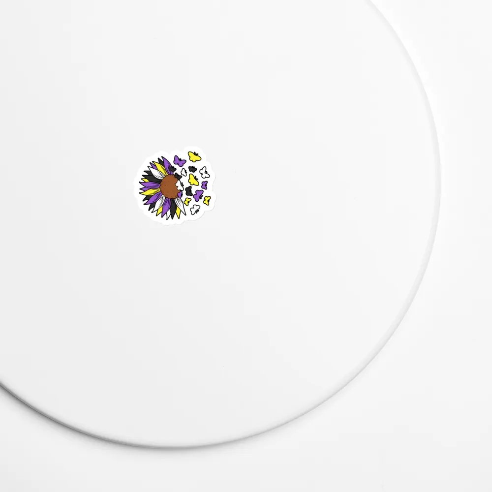 Non binary Sunflower Magnet product image (5)