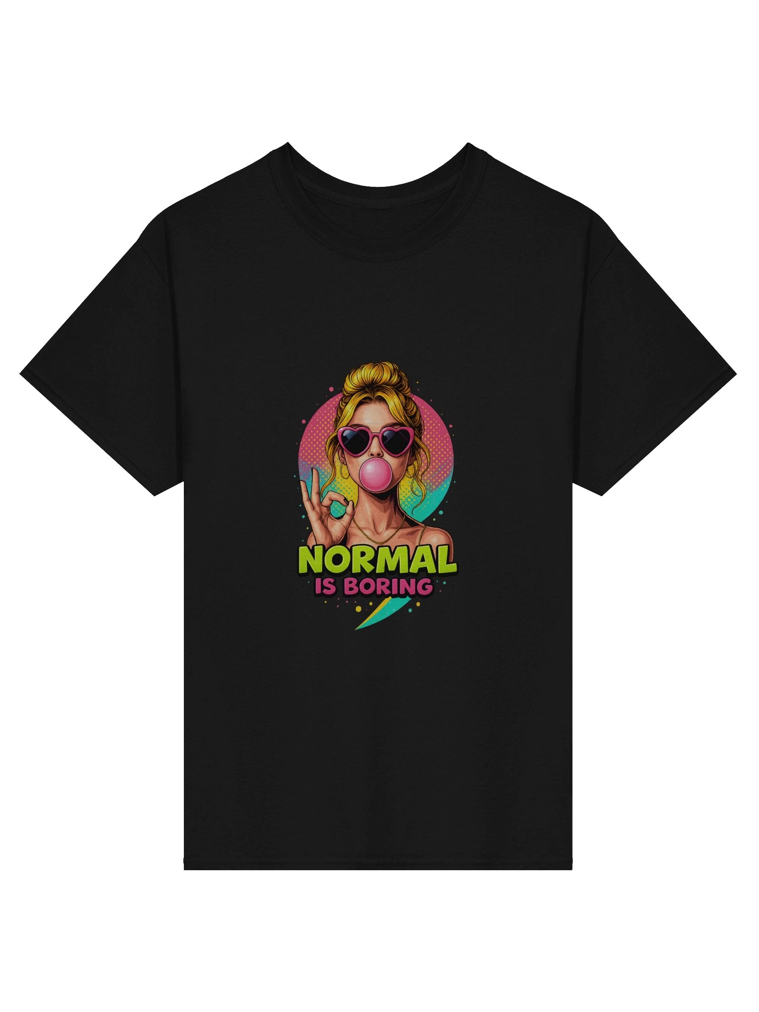Pop Art 'Normal is Boring' Tee product image (1)