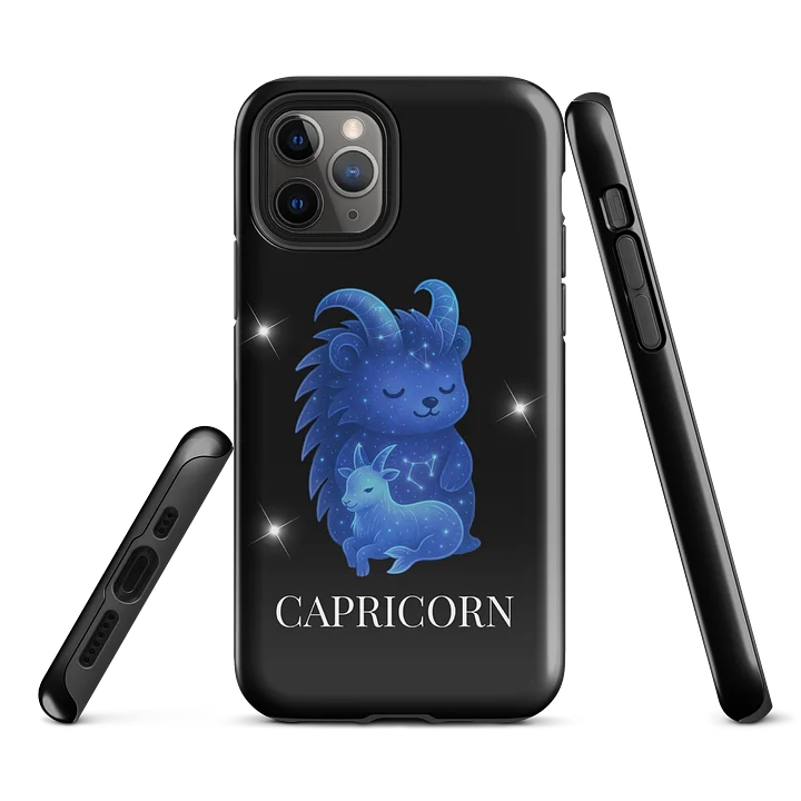 Zodiac hedgie Capricorn iPhone phone case product image (1)