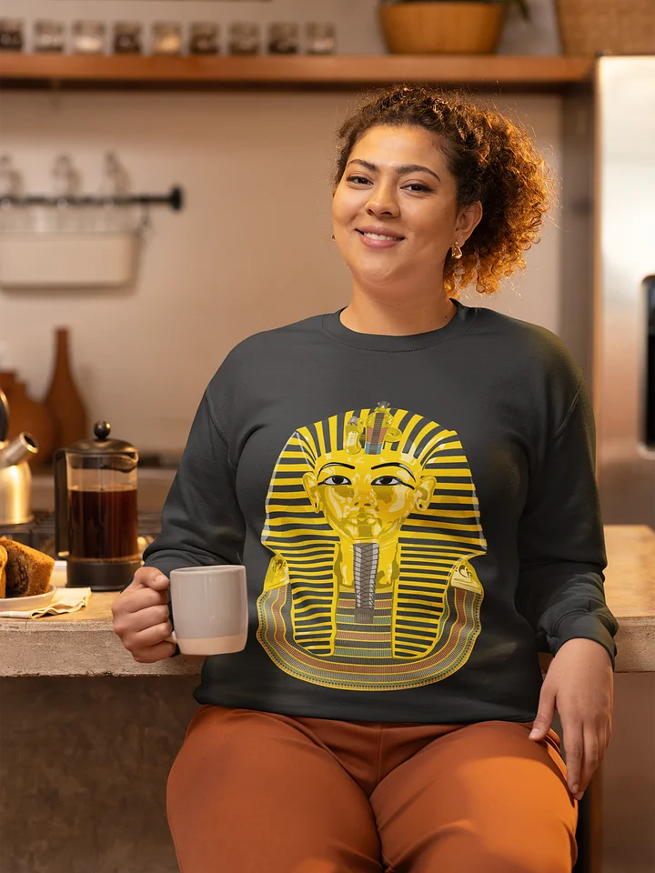 Tutankhamun Mask Printed Classic Sweatshirt product image (1)