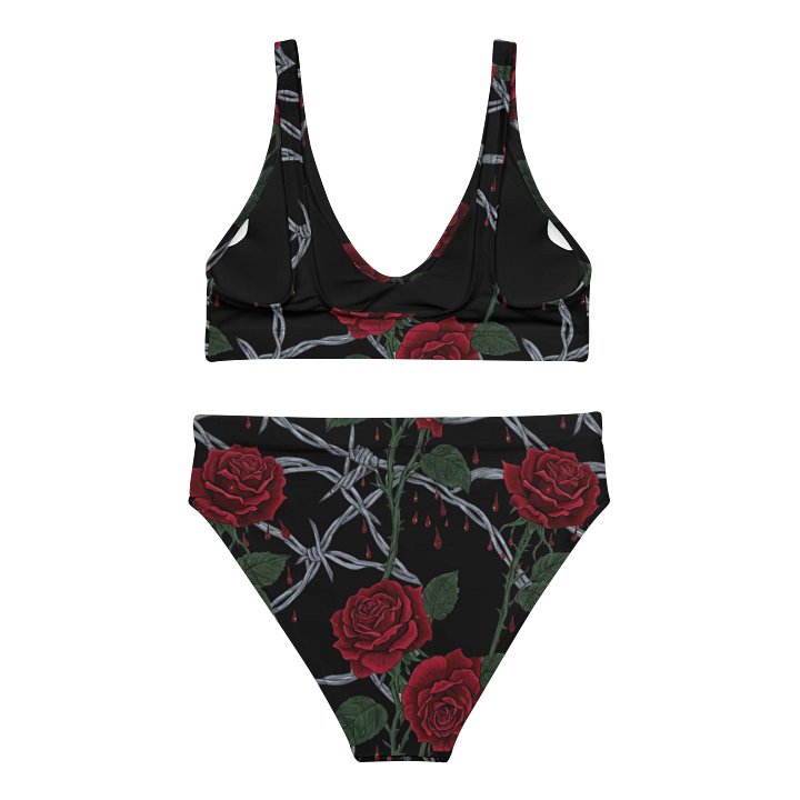 Alternate Design Colored Barbed Wire & Roses Bikini product image (2)