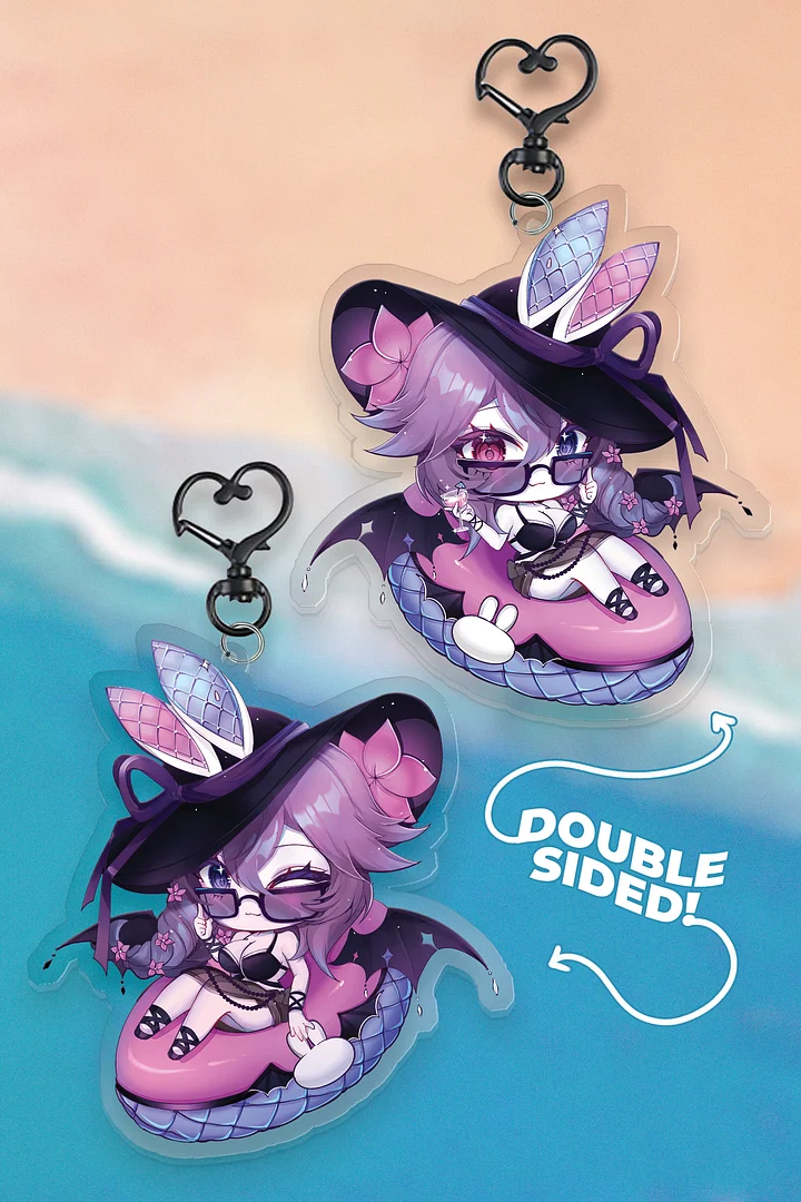CottontailVA Beach Acrylic Charm [Double-sided] product image (1)