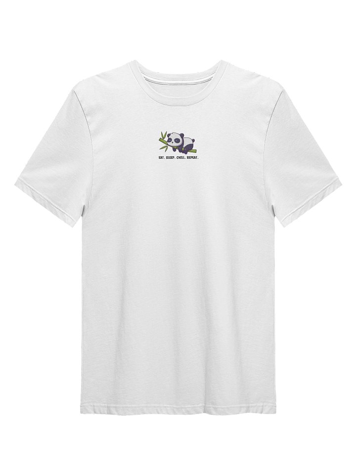 eat, sleep, chill, repeat t-shirt (dark text) product image (1)