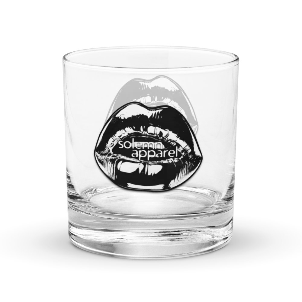 Solemn Apparel Lip Service Rocks Glass product image (3)