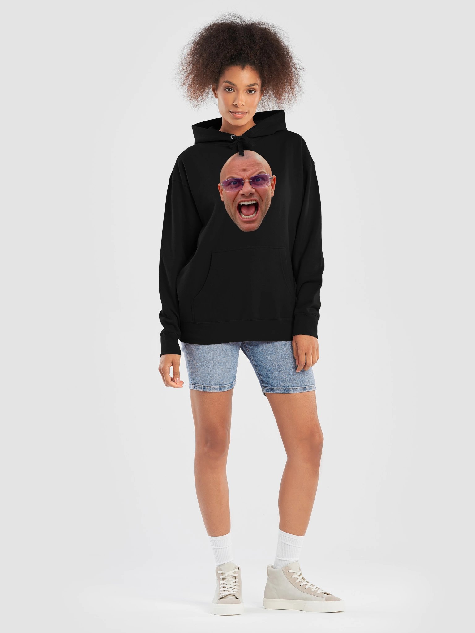 USHH Hoodie – Zwart product image (3)