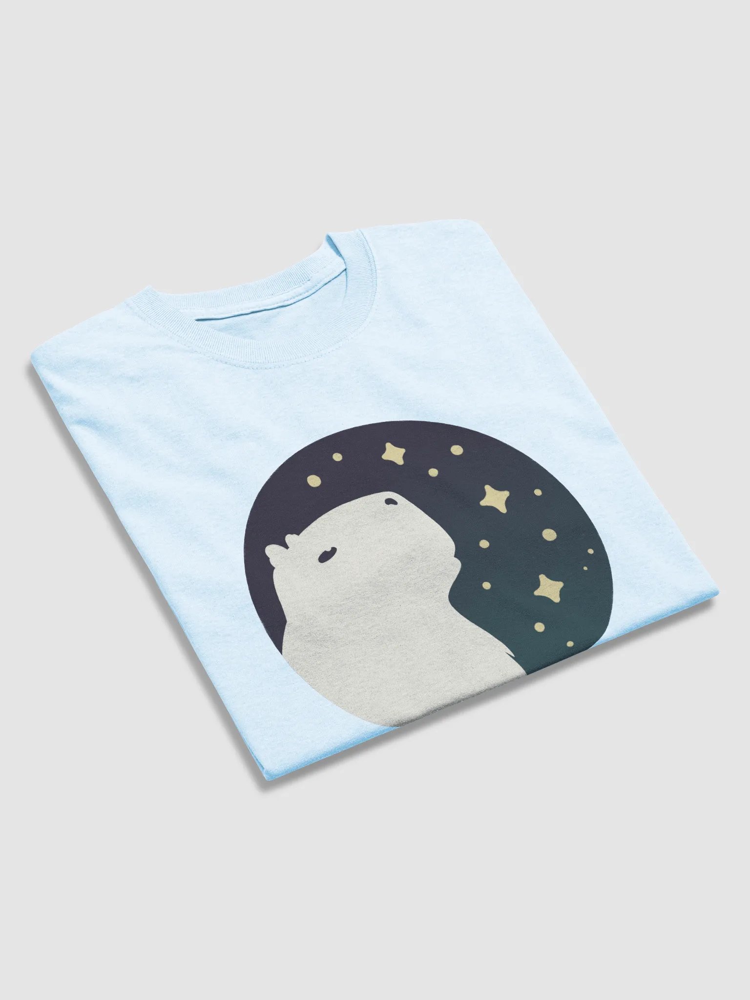 t-shirt : starry starry capybara product image (3)