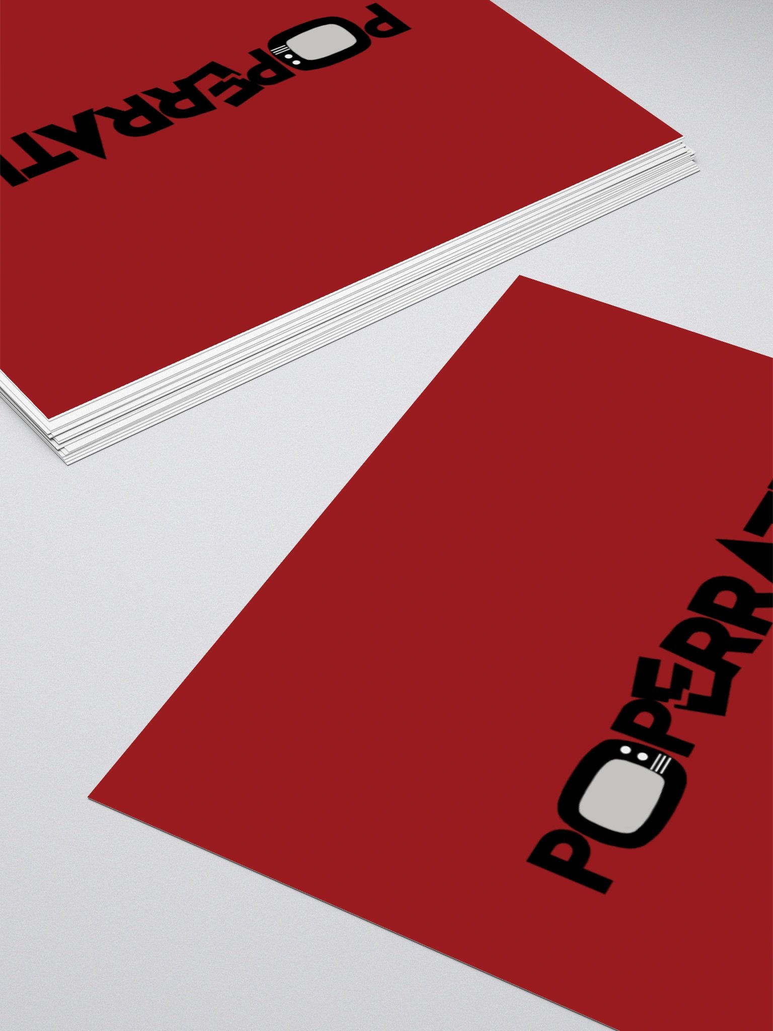 Poperratic - Logo Sticker product image (13)