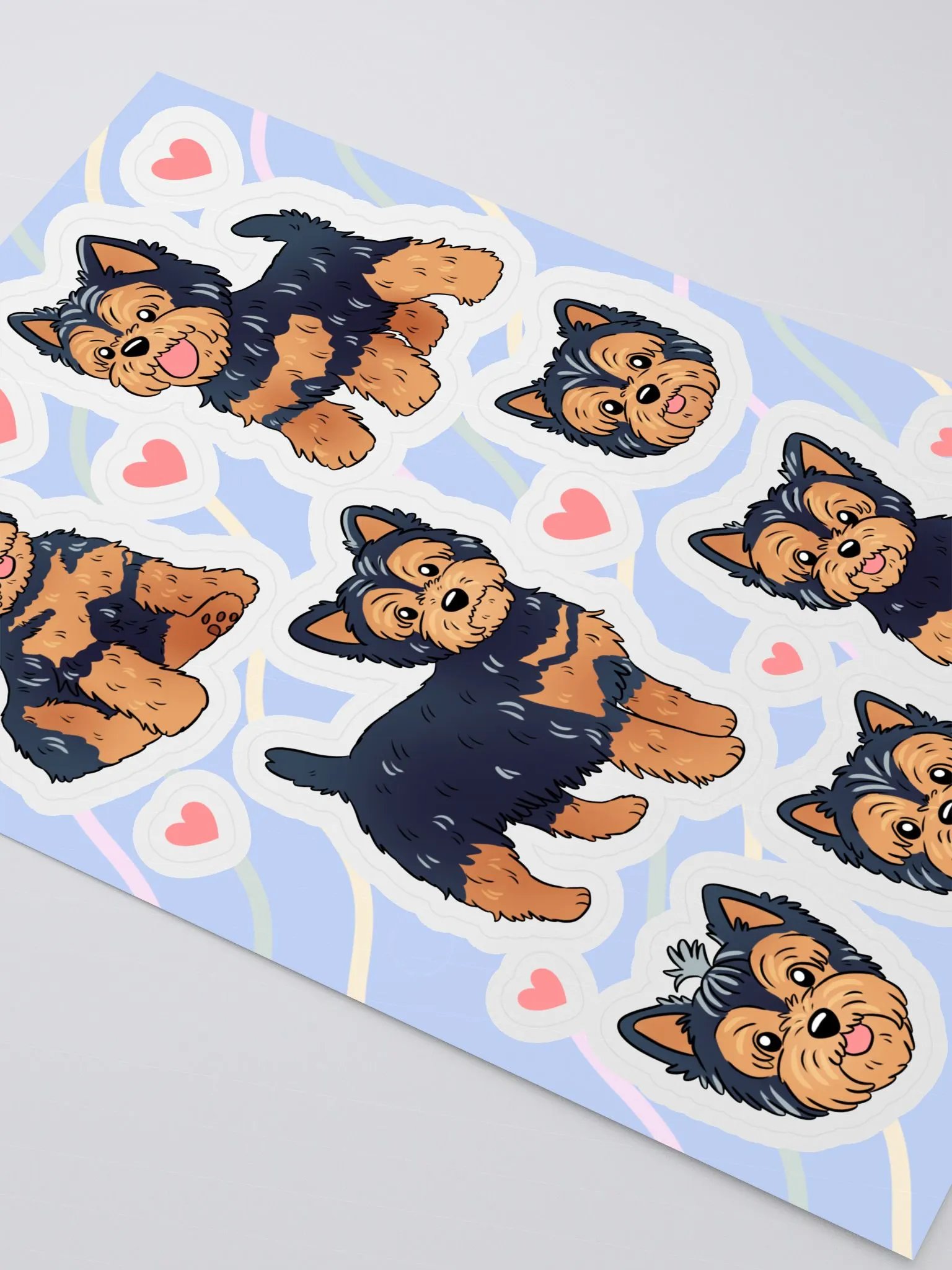 Yorkshire Terrier Dog Sticker Sheet product image (3)