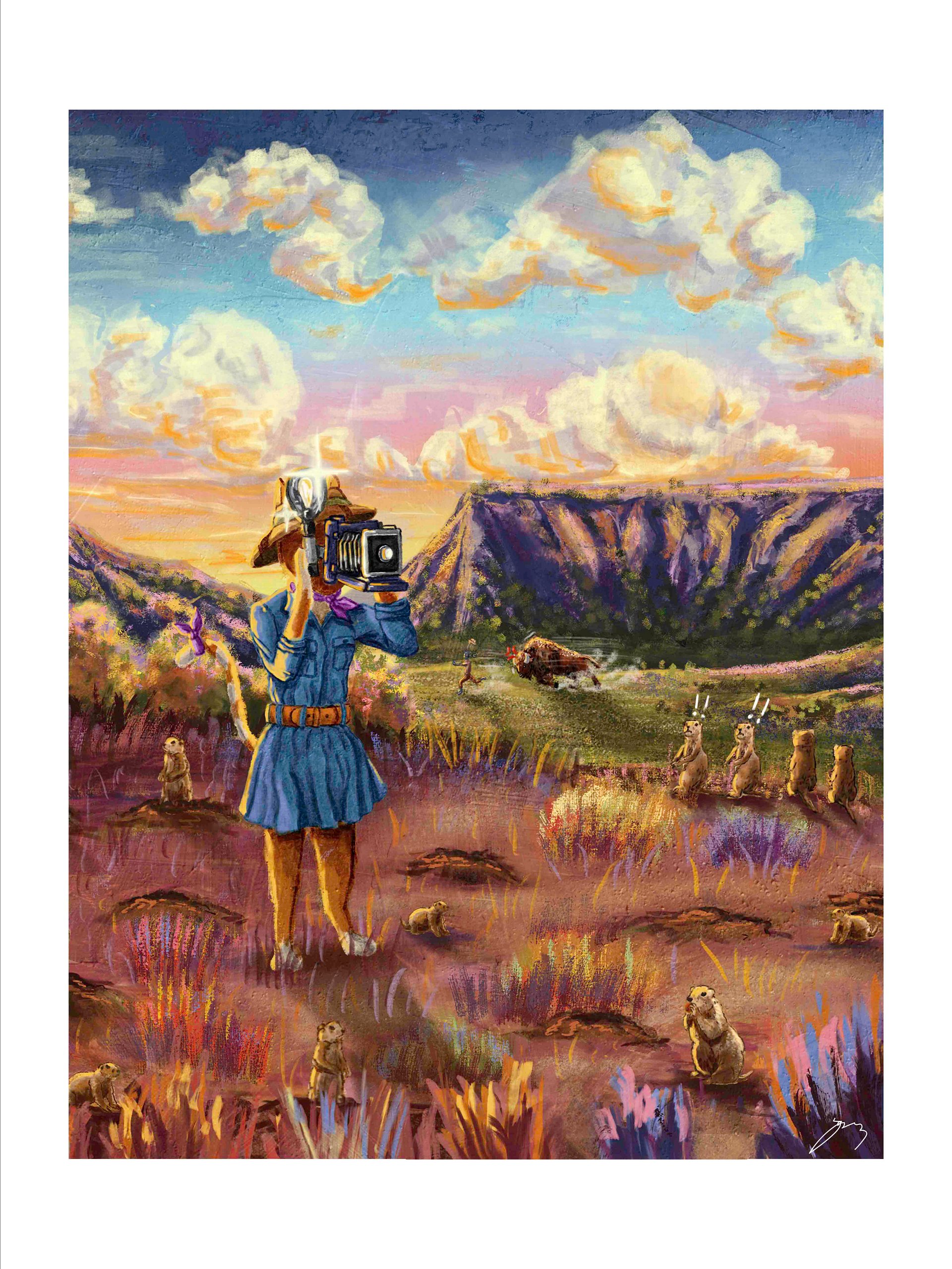 Don't Touch the Fluffy Cows Print product image (1)