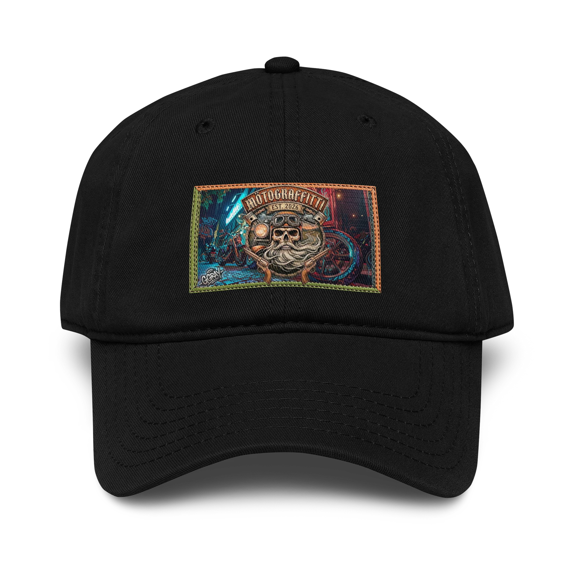 MötoGrafftti Garment-Washed Cap product image (1)