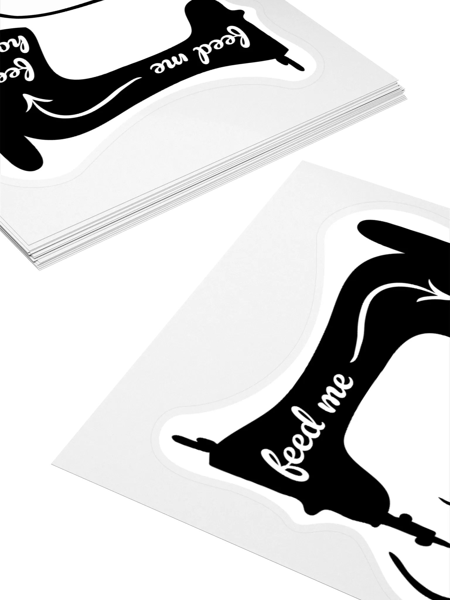 Feed me Feel happy Sticker product image (4)