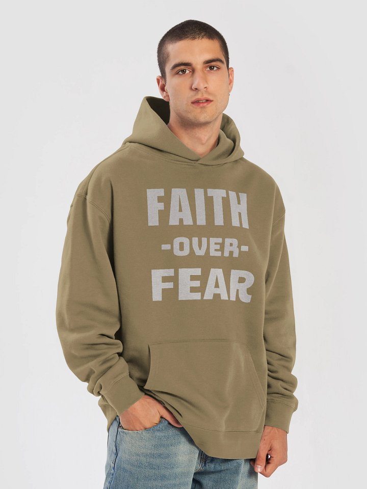 FAITH OVER FEAR Premium Oversized Hoodie product image (17)