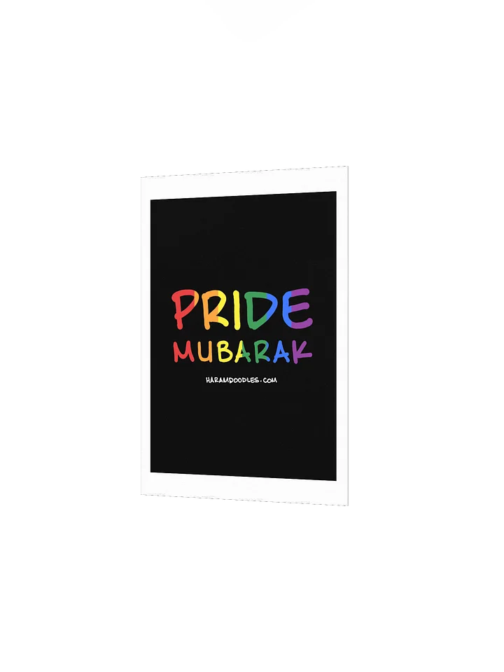 Rainbow Pride Mubarak Poster product image (2)