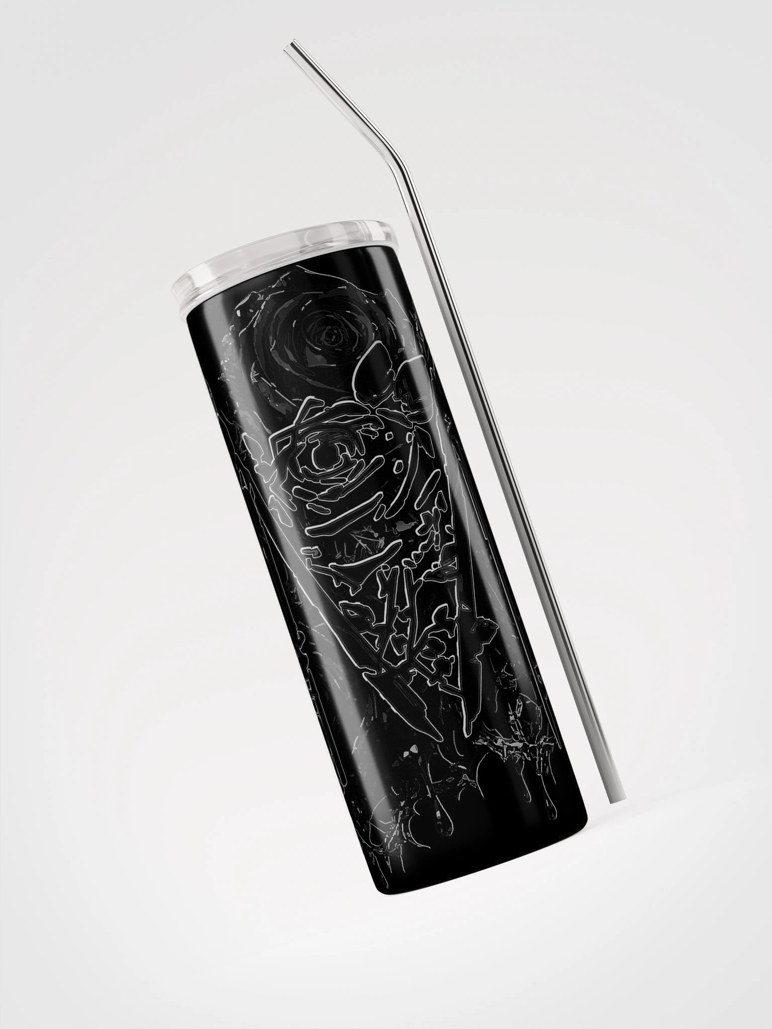 THE DIRE MANOR® — OBSIDIAN ROSE TUMBLER product image (3)