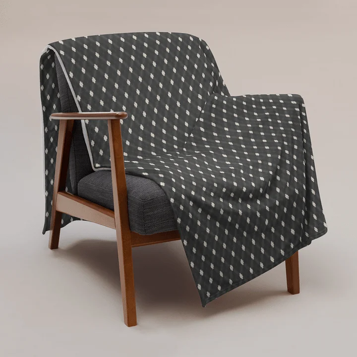 Diagonal Dot Grid Throw Blanket product image (1)