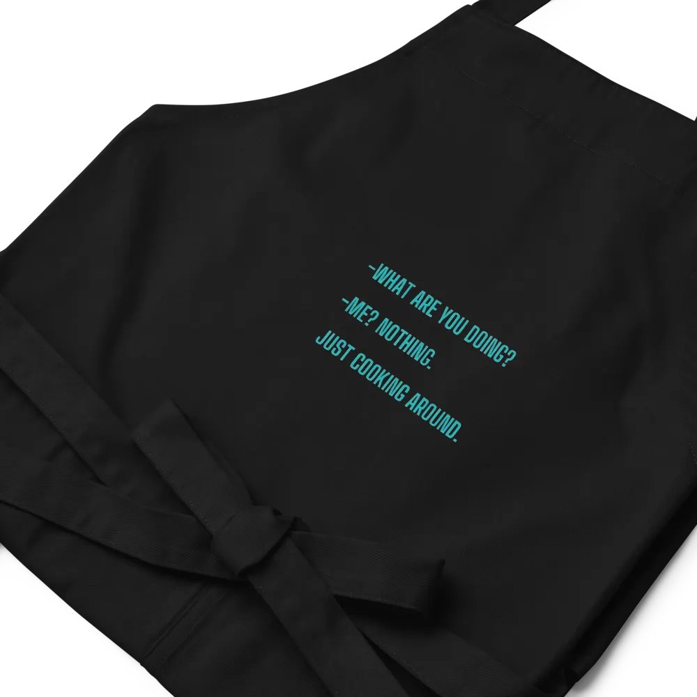 Organic Cotton Apron - blue product image (5)