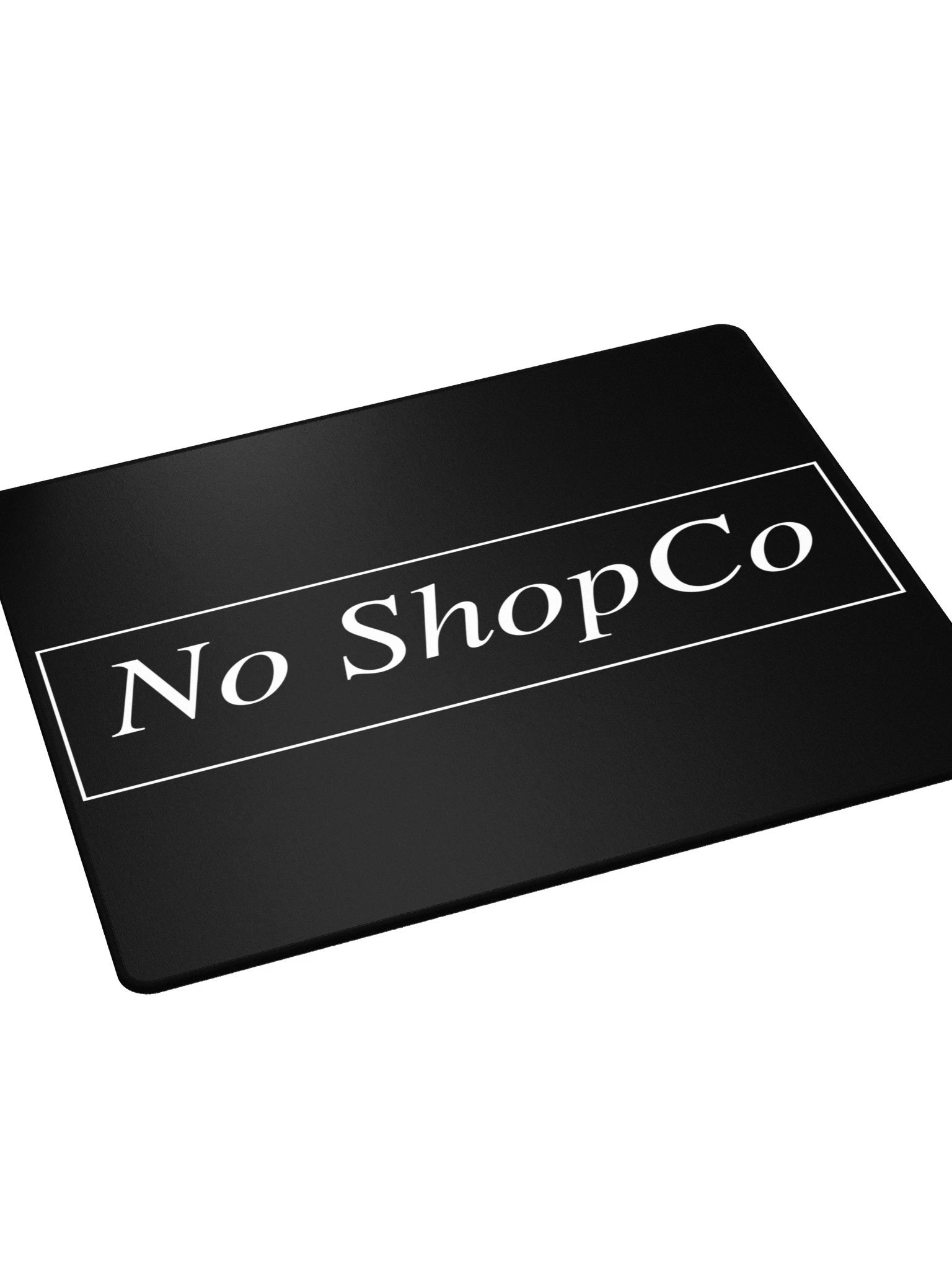 No ShopCo Gaming Mouse Pad - White on Black product image (4)