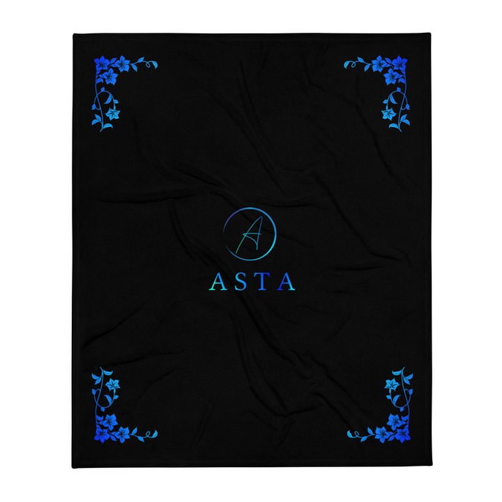 Asta Throw Blanket in black product image (1)