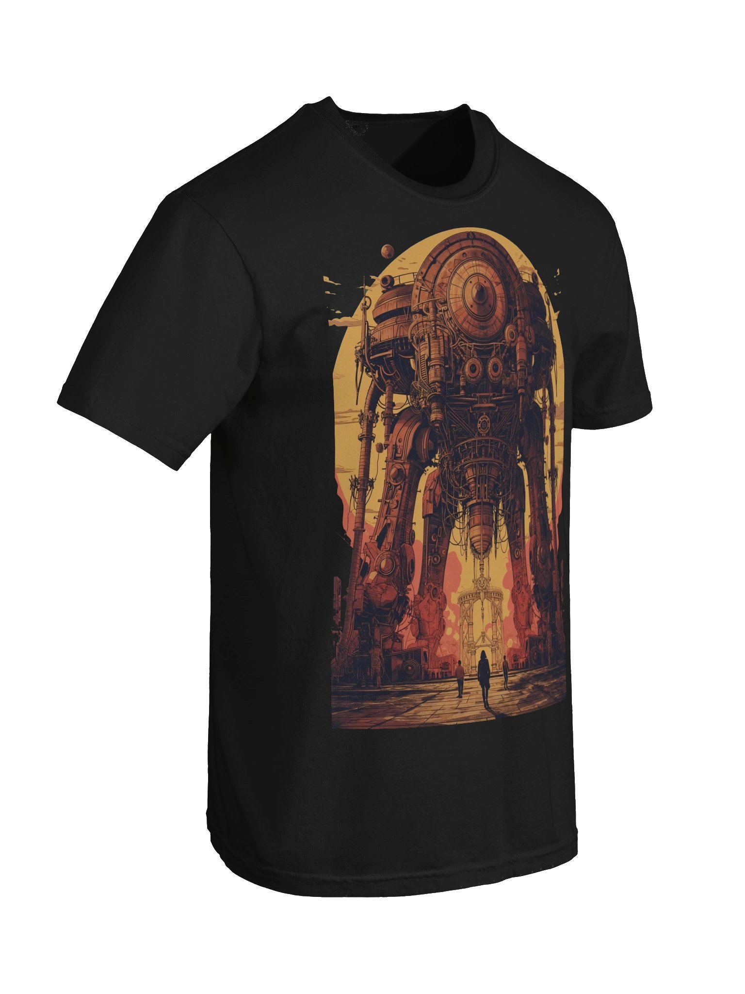 Sunset Mecha Giant Heavyweight T-Shirt product image (4)