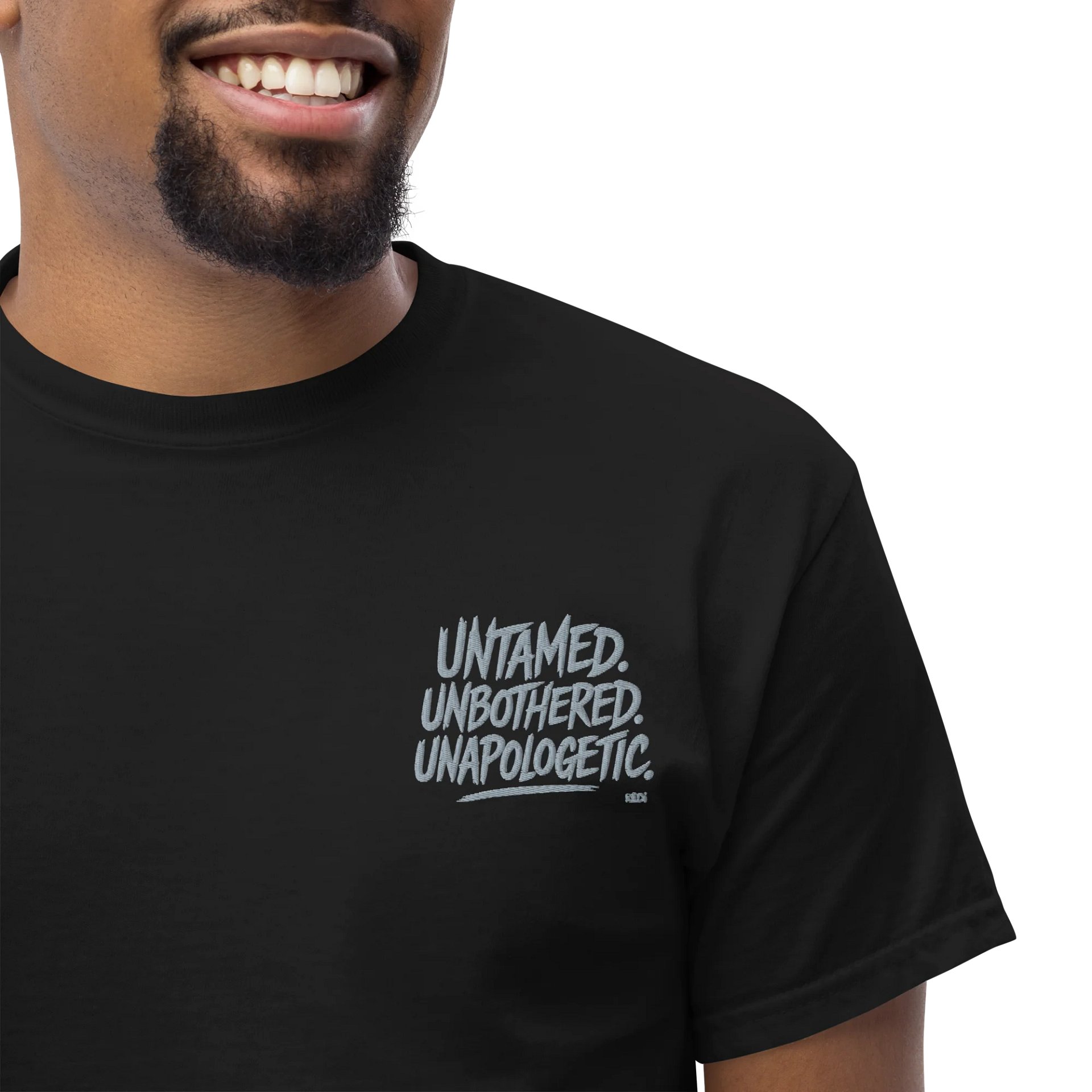 UNTAMED. UNBOTHERED. UNAPOLOGETIC. EmbroideredTee product image (5)