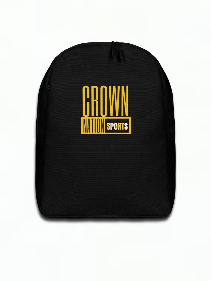 Crown Nation Sports Backpack // Black product image (1)