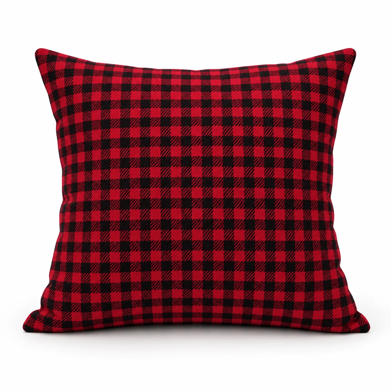 Red & Black Plaid Pillow Case product image (1)