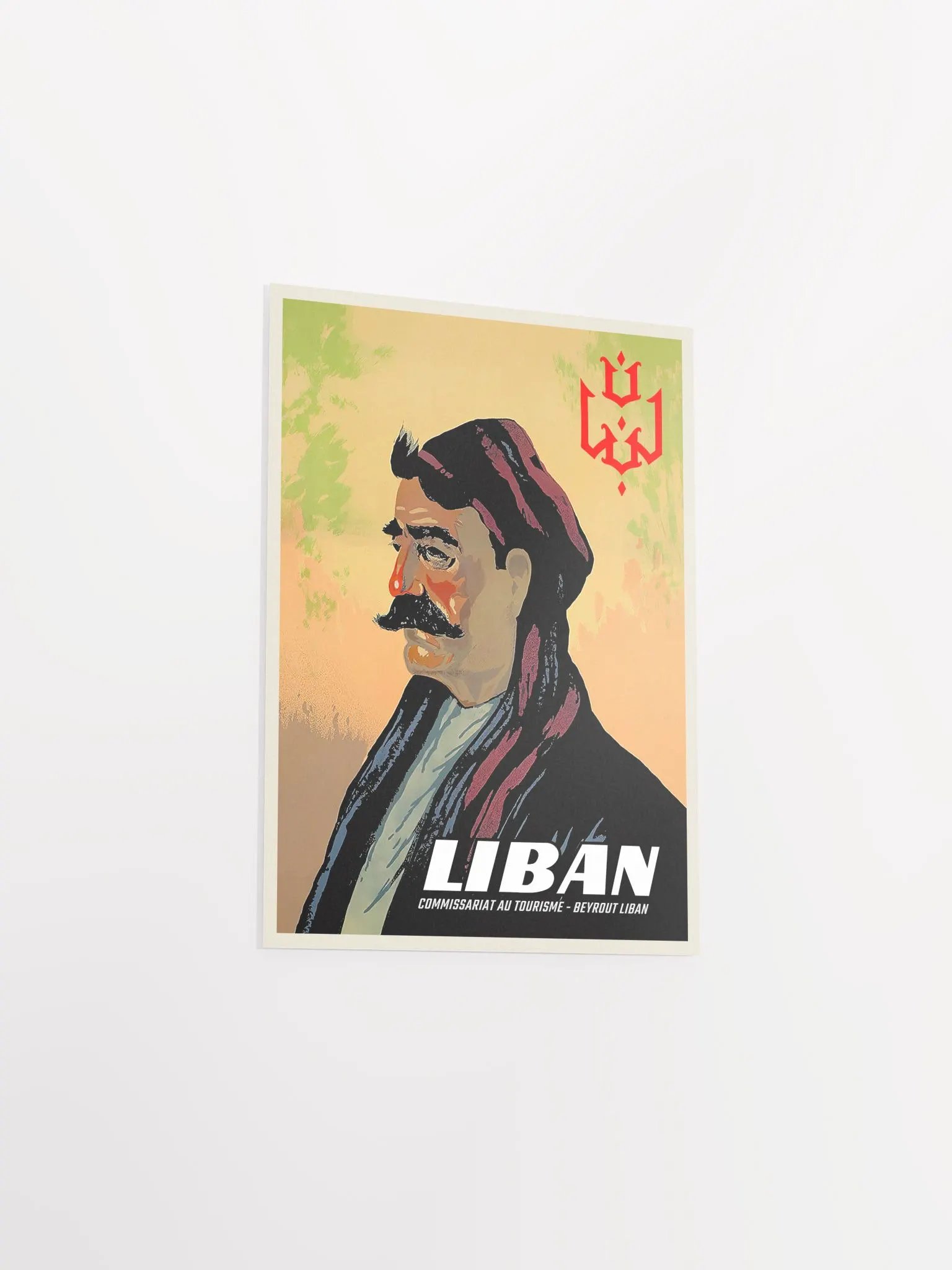 Lebanon, Beirut 1950s — retro vintage travel poster, retro travel art, retro travel wall art product image (8)