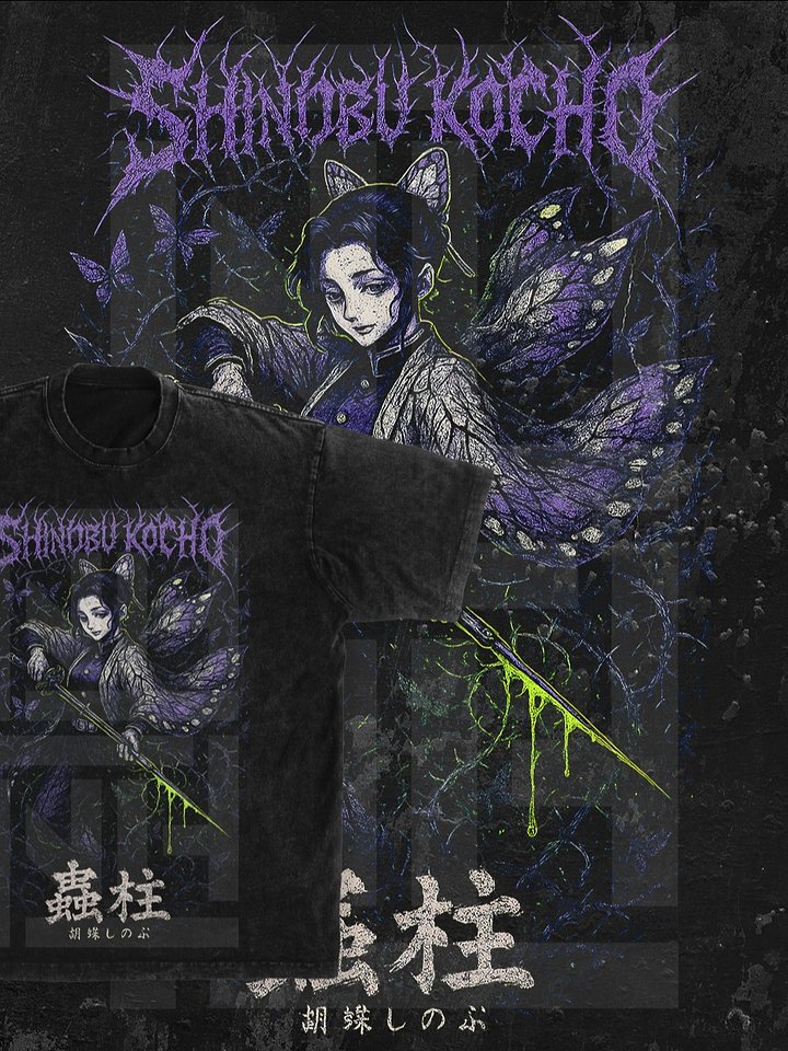 SHINOBU Demon slayer | Kimetsu no Yaiba t-shirt PNG design product image (1)