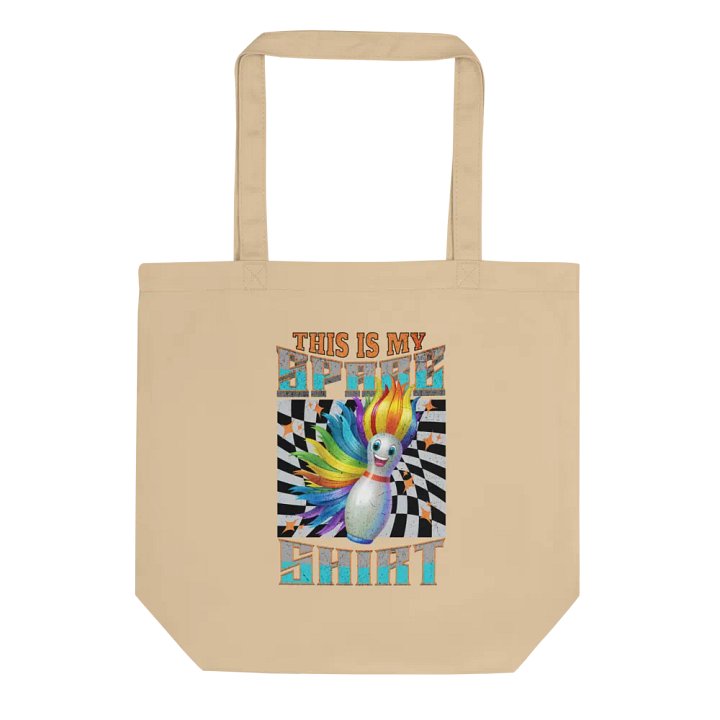 This Is My Spare Shirt Bowling Flame-haired Pin Tote Bag product image (1)