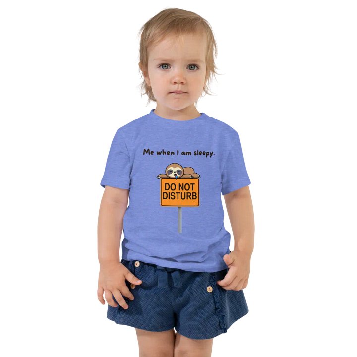 Sleepy Sloth Toddler T-Shirt product image (1)