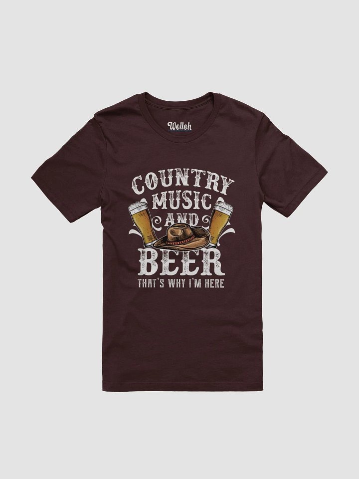Country Music and Beer T-Shirt – Perfect for Fans of the Country Life & Drinks product image (1)