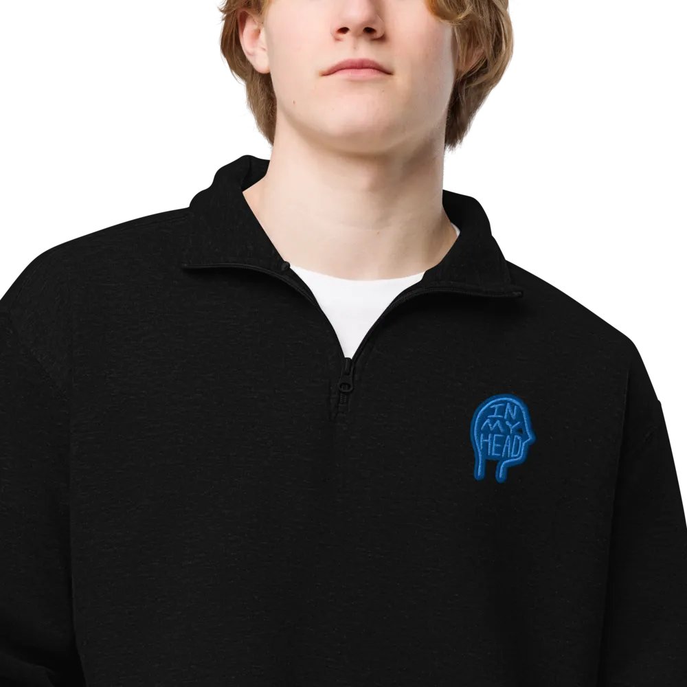 In My Head (lake design) embroidered quarter zip product image (5)