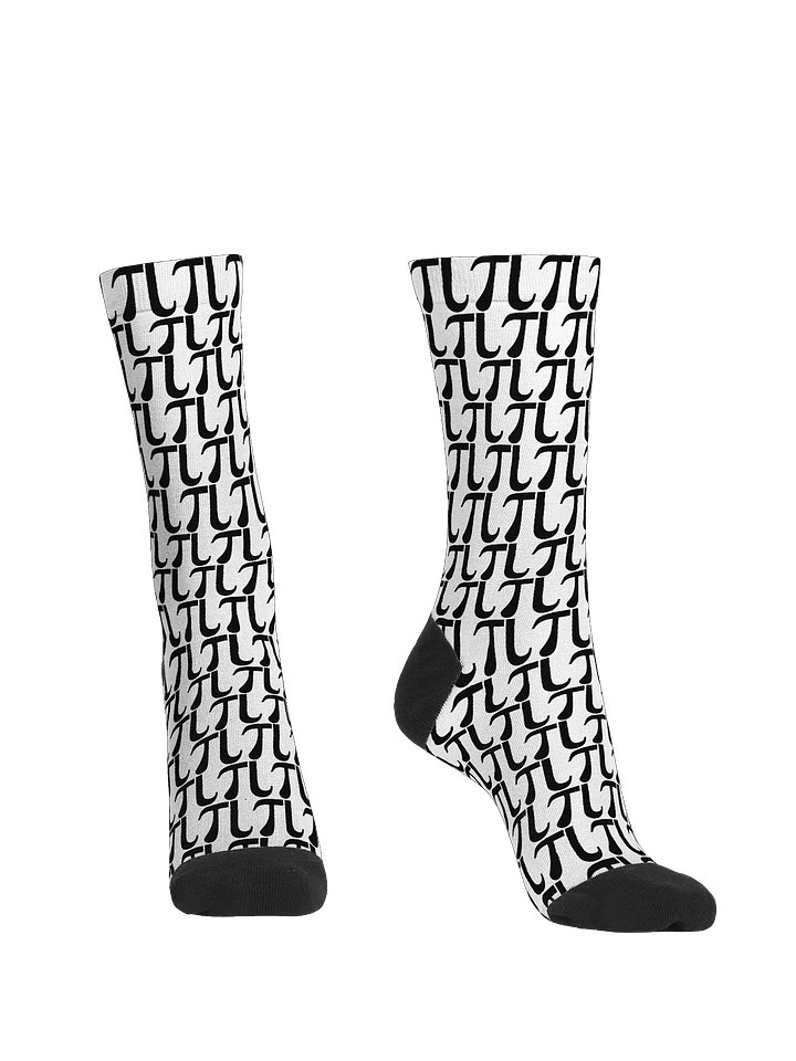 Eco-Friendly Monochrome Crew Socks product image (2)