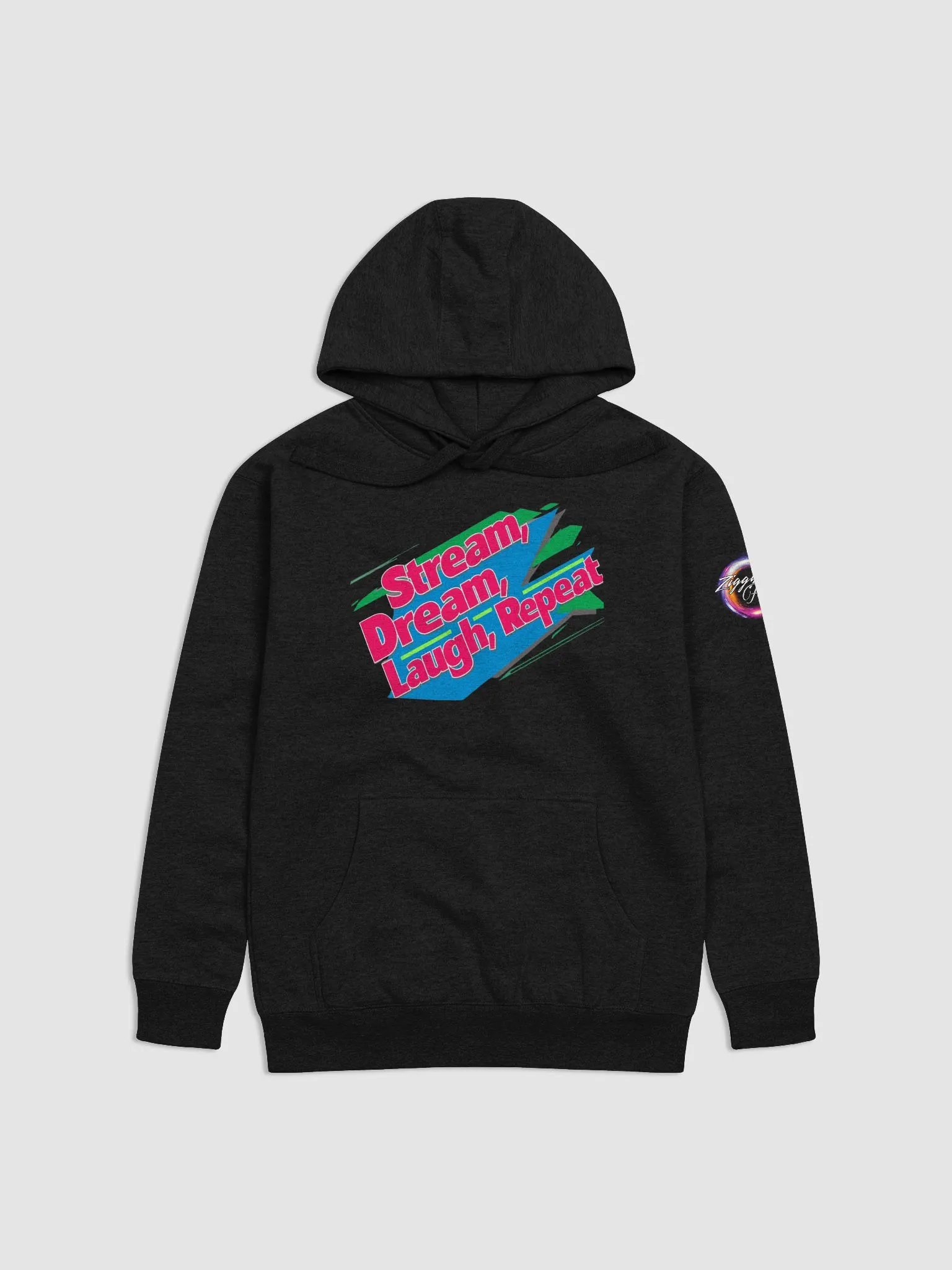 Stream, Dream, Laugh, Repeat Hoodie product image (1)