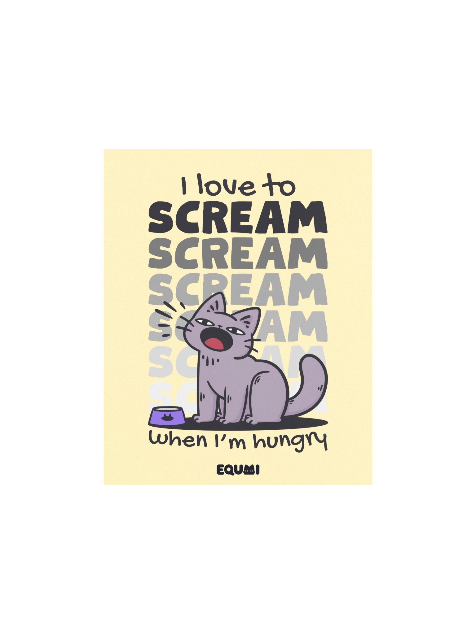 I Love To Scream Print product image (2)