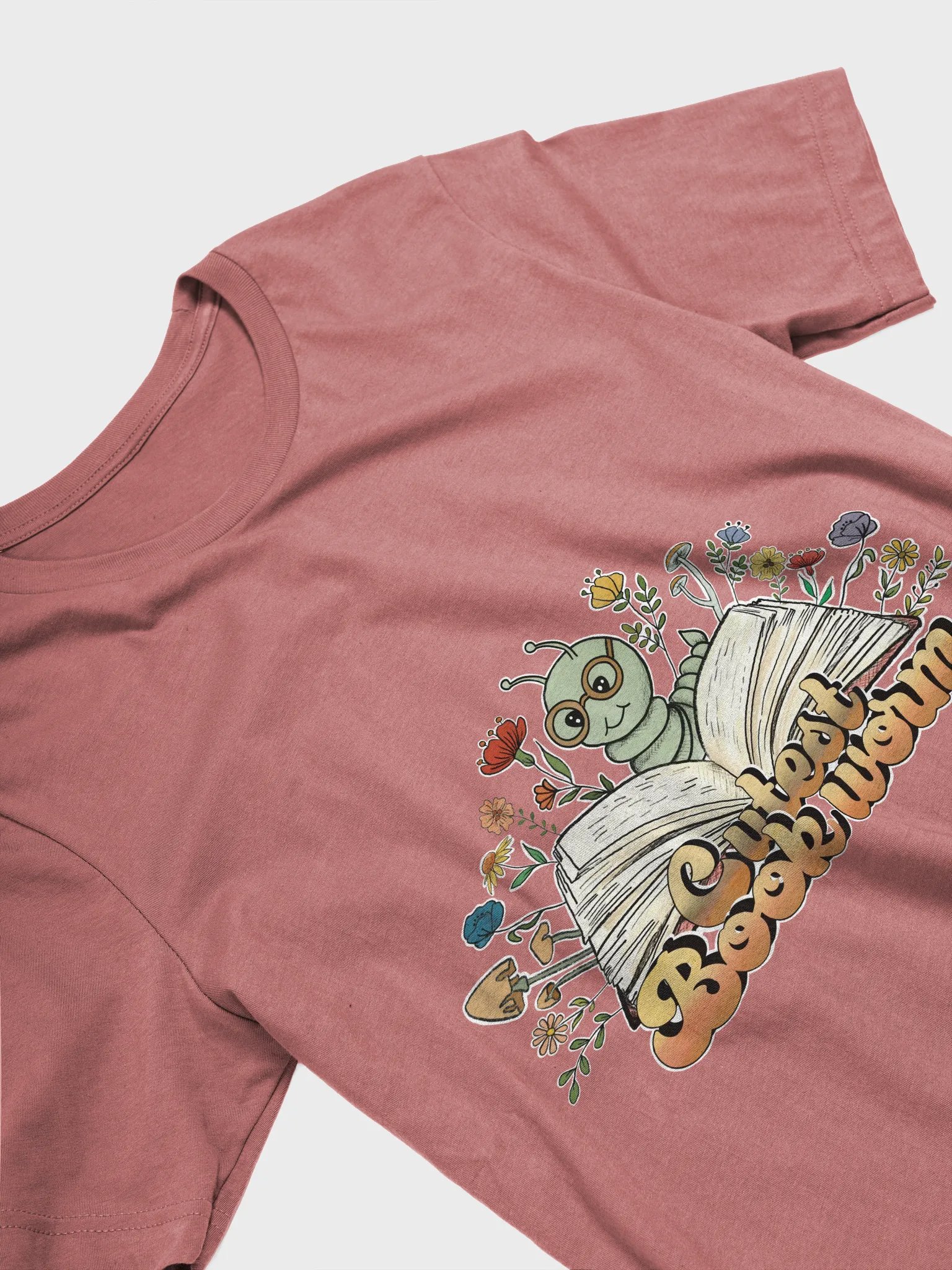 Cutest Bookworm T shirt all Colors - Large Print product image (1)