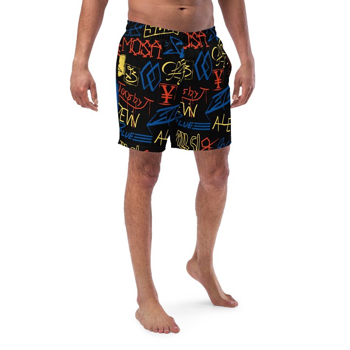 UBL Graffiti Tag Swim Trunks product image (1)