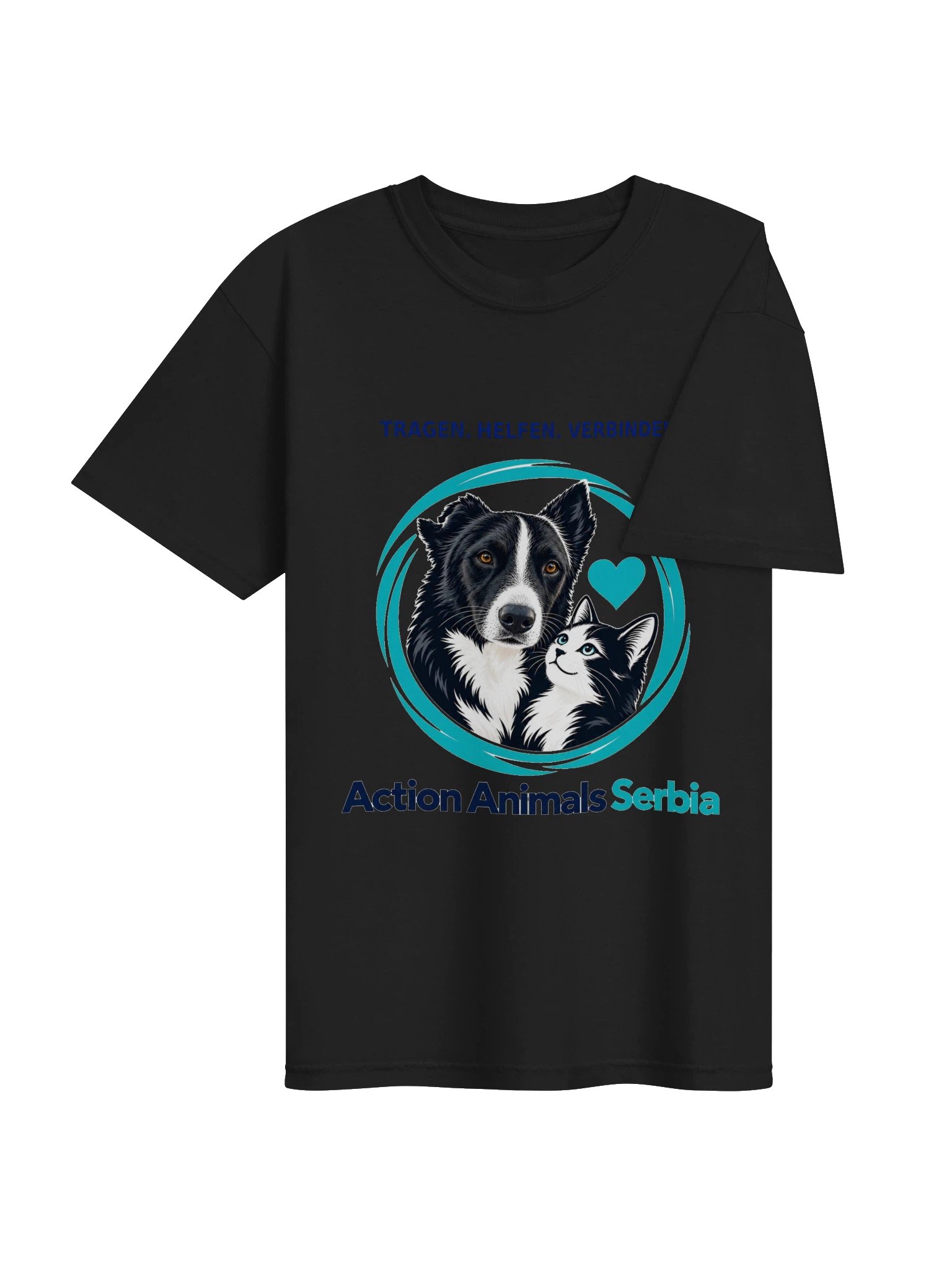TRAGEN. HELFEN. VERBINDEN. – Statement Shirt | Action Animals Serbia product image (9)