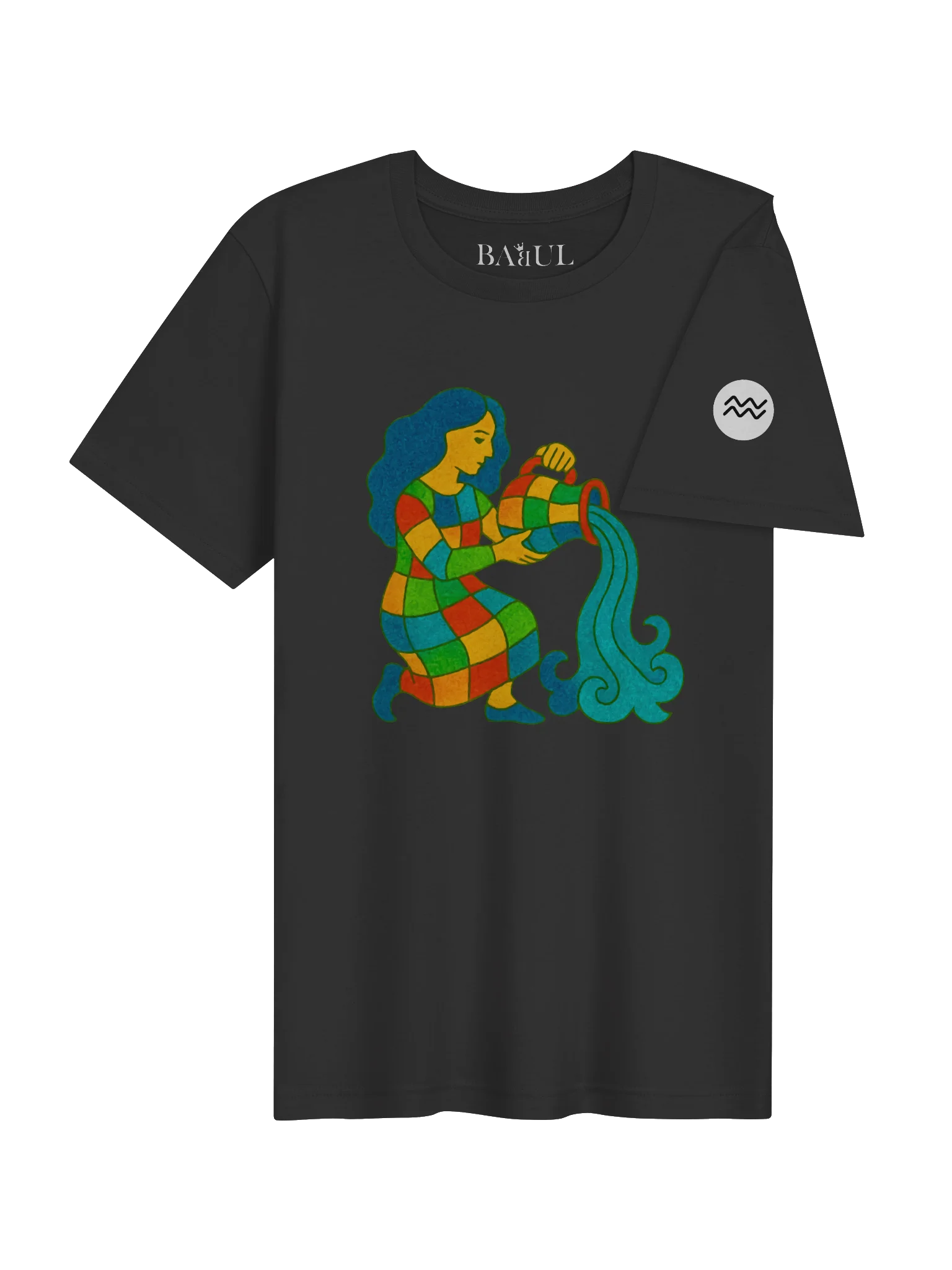 AQUARIUS - ZODIAC IN COLORS t-shirt product image (6)