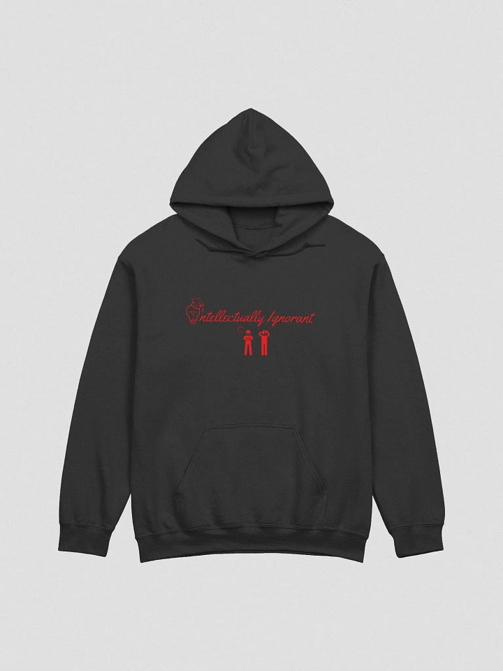 Intellectually Ignorant Gildan Hoodie ( Red Logo) product image (1)