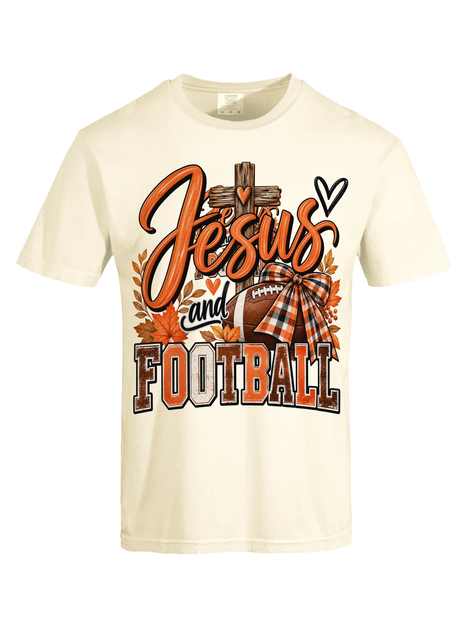 Jesus and Football Fall Tee product image (5)