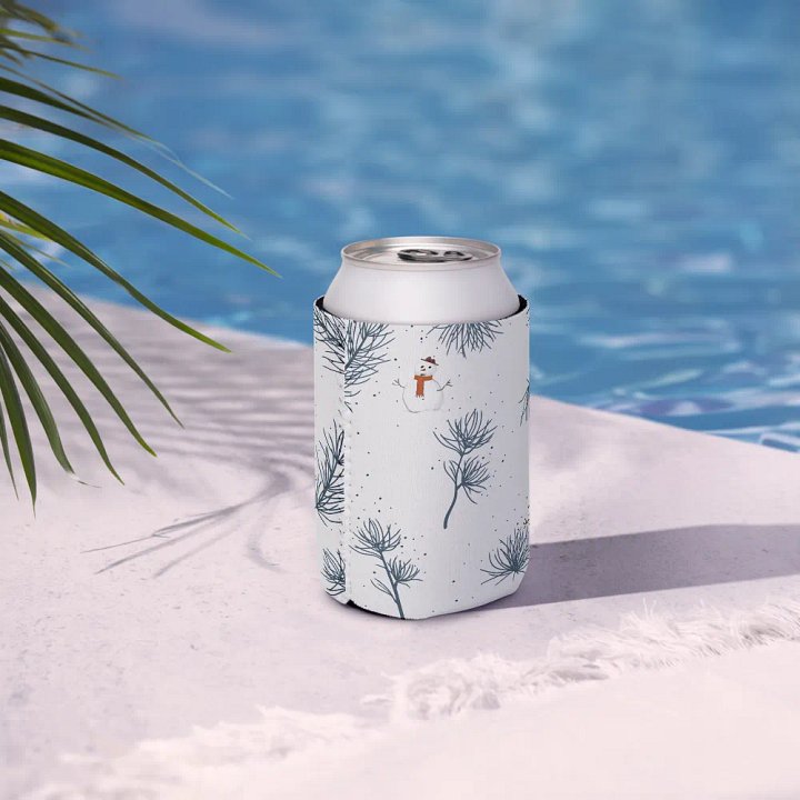 "Festivities" Frosty Festivities Can Cooler product image (1)