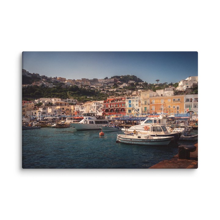 Marina Grande in the Afternoon, Capri, Italy Canvas Print product image (1)