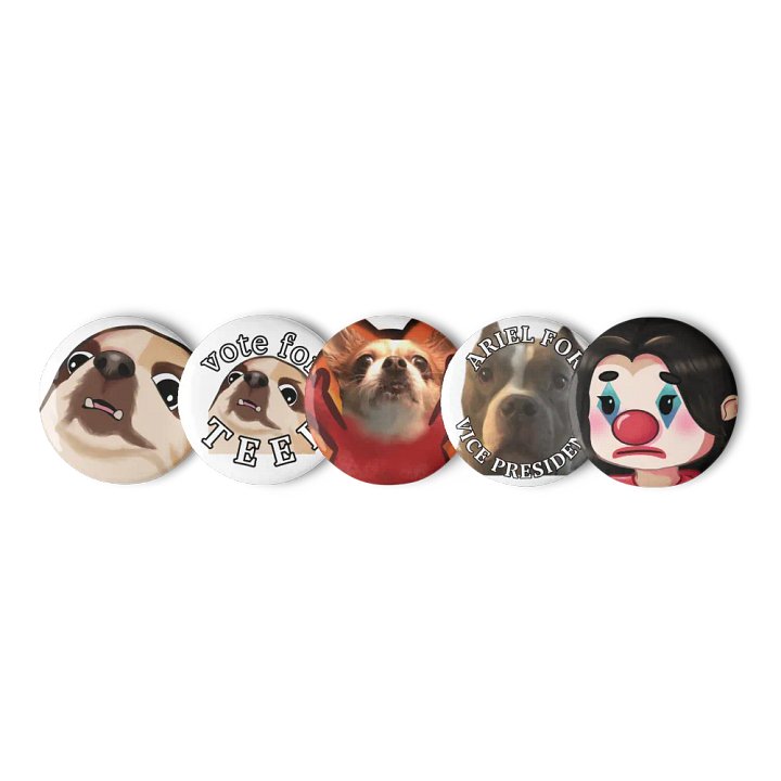 Kat and Dogs Button Set product image (1)