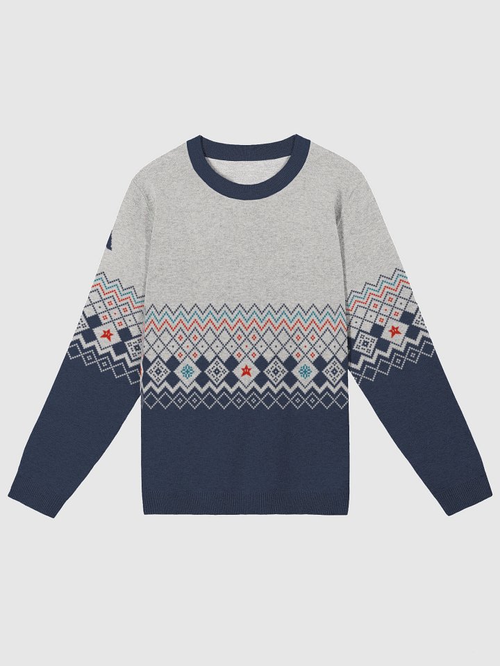 Jacquard Pattern Crewneck Sweater product image (1)