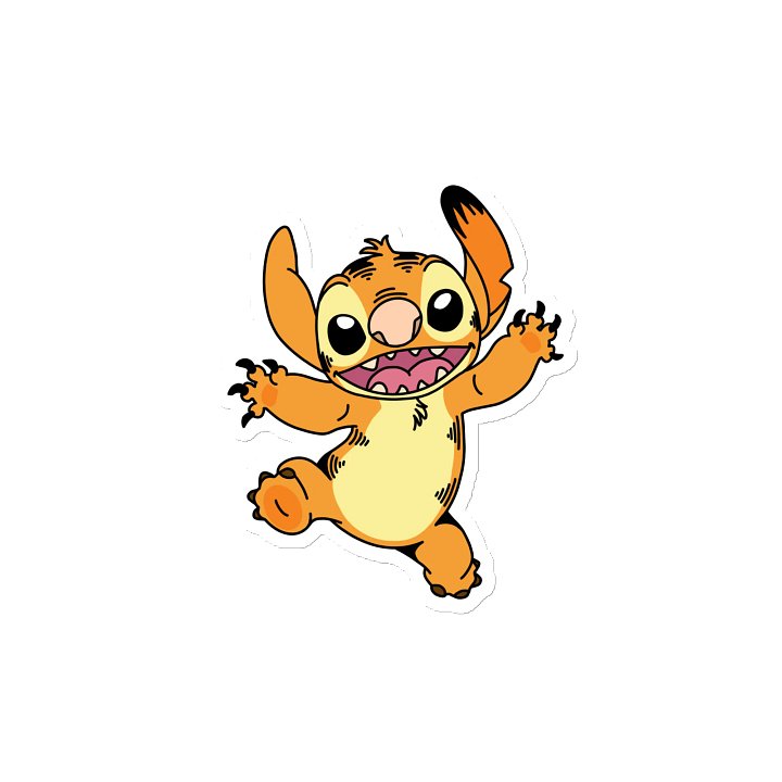 Stitch X Garfield Die-Cut Magnet product image (1)