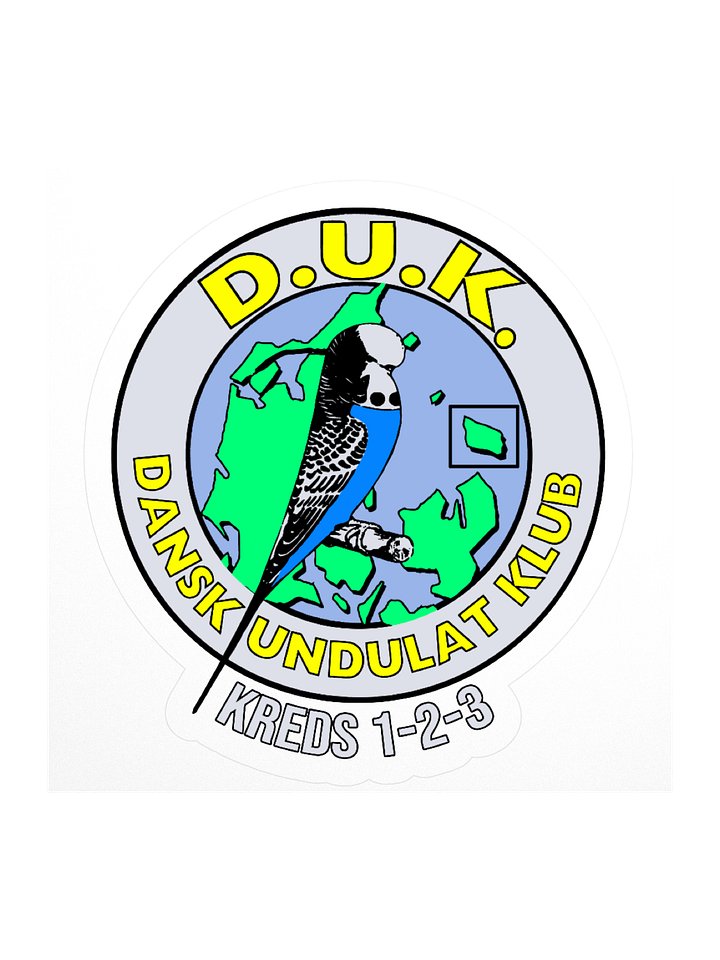 Dansk Undulat Klub - Sticker product image (1)