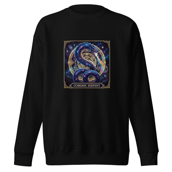Cosmic Serpent Rainbow Sweatshirt product image (1)