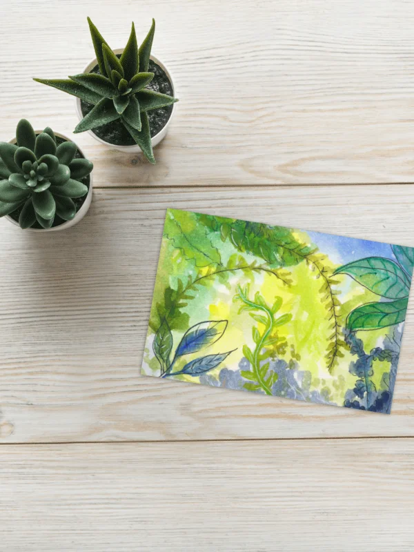 Leaves Blank Card product image (4)