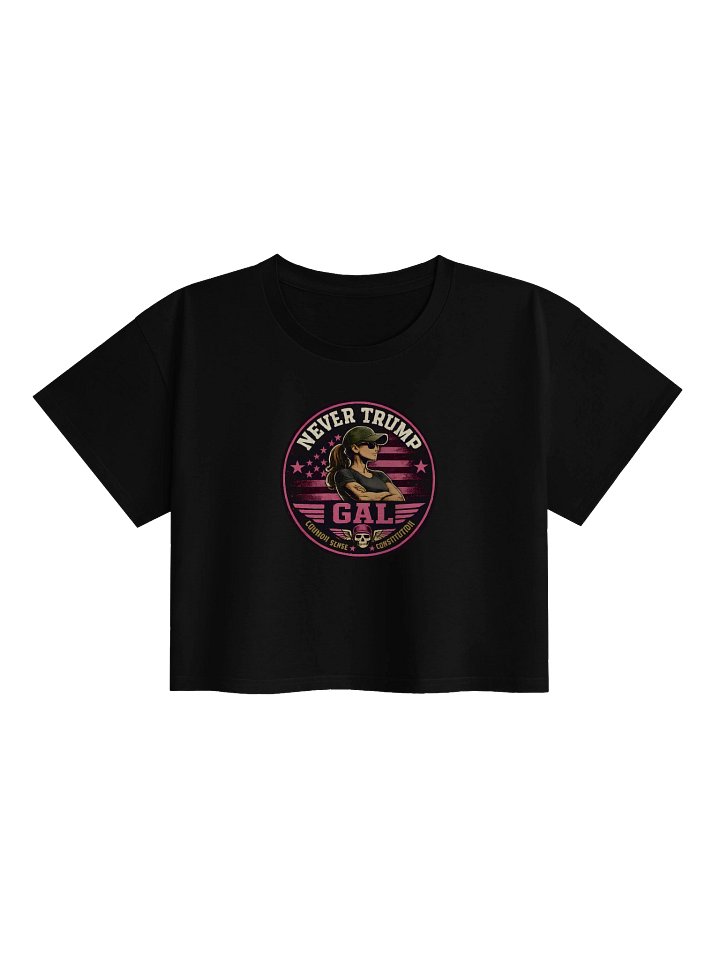 GALE Badge Crop Top — NEVER TRUMP product image (5)